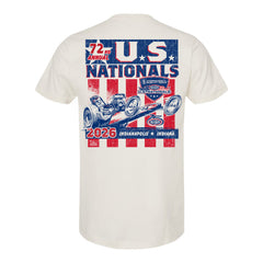 2026 Cornwell Quality Tools US Nationals Retro T-Shirt in White - Back View