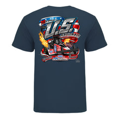 U.S. Nationals Event Shirt in Blue - Back View