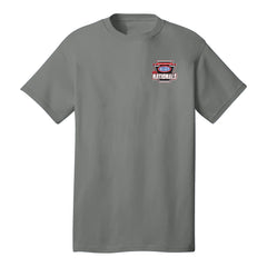 2025 40th NHRA Reading Nationals Event Shirt - Medium Grey - Front View