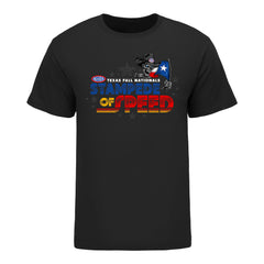 2026 NHRA Texas Fall Nationals Nitro Junkie T-Shirt in Black - Front View