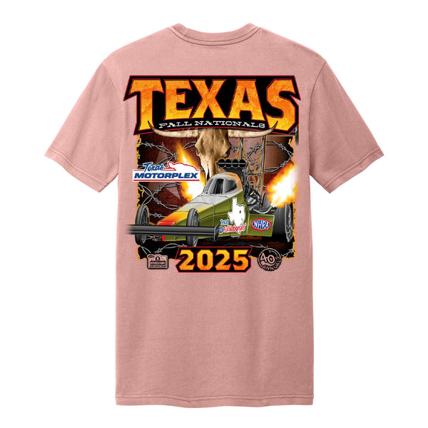 2025 Texas NHRA FallNationals Event Shirt - Cactus Rose Pink - Back View
