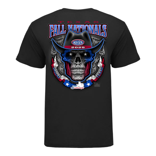 2025 Texas NHRA FallNationals Nitro Cowboy Shirt - Black - Back View