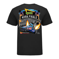 In-N-Out Burger NHRA Finals Event Shirt- Black - Back View