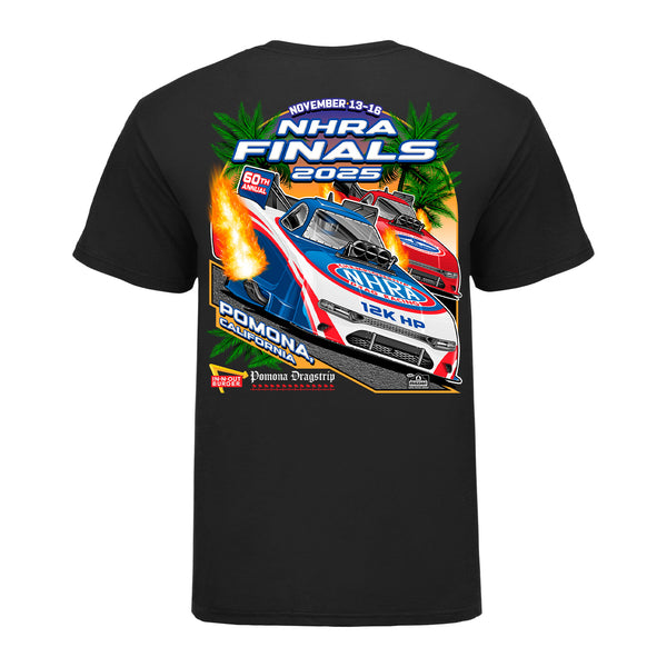 2025 In-N-Out Burger NHRA Finals Event Shirt - Black - Back View