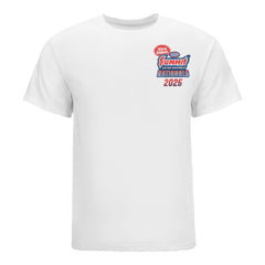 2026 NHRA Summit Nationals Retro T-Shirt in White - Front View