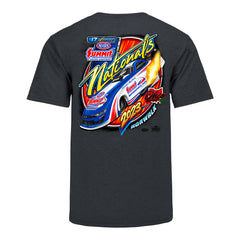 Summit Racing Equipment NHRA Nationals Event T-Shirt In Grey - Back View