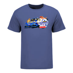 2026 Napa Auto Parts NHRA Midwest Nationals Event T-Shirt in Blue - Front view