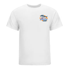 NHRA Midwest Nationals Event T-Shirt In White - Front View