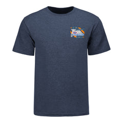 NHRA Midwest Nationals Event T-Shirt In Blue - Front View