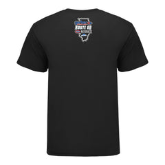 2026 NHRA Route 66 Nationals Nitro Junkie T-Shirt in Black -Back View