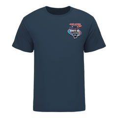 2026 NHRA Route 66 Nationals T-Shirt in Blue - Front view