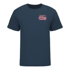 Route 66 Nationals Event Shirt in Blue - Front View