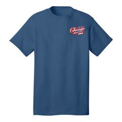 2025 Chicago Route 66 Nationals Event Shirt - Neptune Blue - Front View