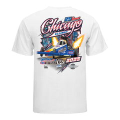 2025 Chicago Route 66 Nationals Event Shirt - White - Back View