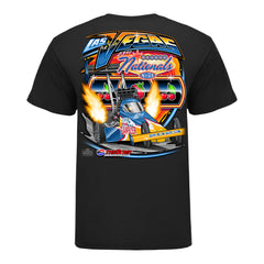 NHRA Nevada Nationals Event T-Shirt In Black - Back View