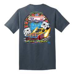 NHRA Ford Performance Nationals Event Shirt- Steel Blue - Back View