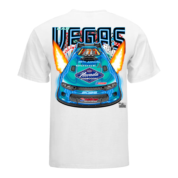 2025 NHRA Nevada Nationals Event Shirt - White - Back View