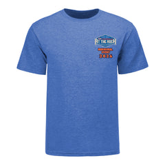 2026 NHRA Rockingham Nationals Retro T-Shirt in Blue - Front View