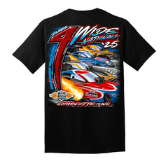 2025 NHRA 4-Wide Carolina Nationals Event Shirt - Black - Back View