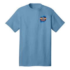2025 NHRA 4-Wide Carolina Nationals Event Shirt - Tundra Blue - Front View