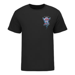 2026 4 Wide Nationals Lightning Ghost Car T-Shirt in Black - Front View