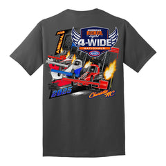 2025 American Rebel Light NHRA 4-Wide Nationals Event Shirt - Charcoal - Back View