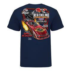 2026 New England Nationals T-Shirt in Blue - Back view