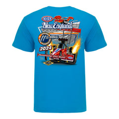 New England Nationals Event Shirt in Blue - Back View