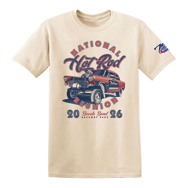 2026 National Hot Rod Reunion T-Shirt - Front View