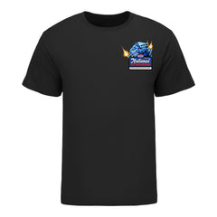 2026 National Hot Rod Reunion Cackle T-Shirt in Black - Front View