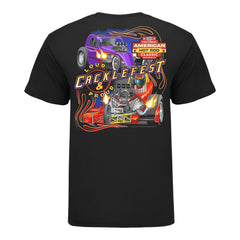 2026 Great American Hot Rod Classic Cackle T-Shirt in Black - Back View