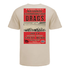 2026 Great American Hot Rod Classic T-Shirt in White - Back View
