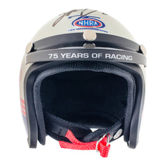 2026 FMP NHRA Arizona Nationals presented by NGK Spark Plugs Winners Autographed 75th Anniversary Retro Mini Helmet - Front View