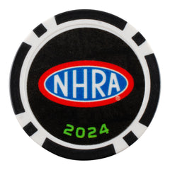 AMALIE Motor Oil NHRA Gatornationals Event Poker Chip in Black - Back View