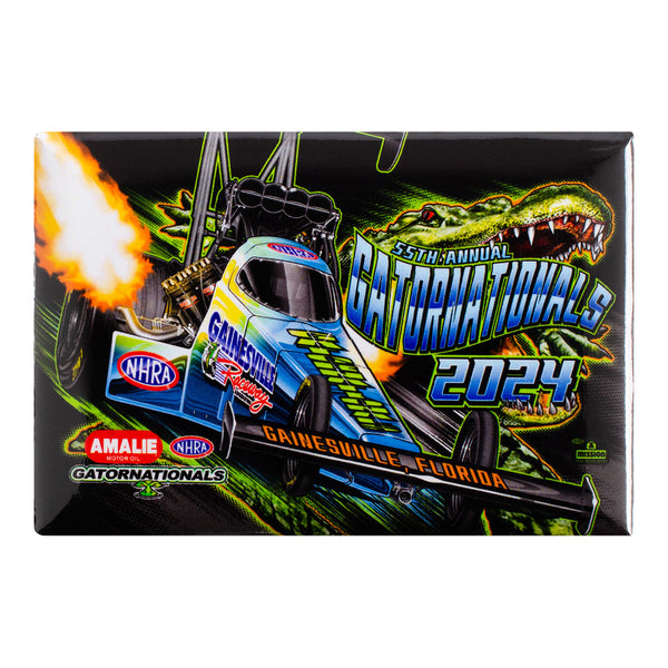 AMALIE Motor Oil NHRA Gatornationals Event Magnet - Front View