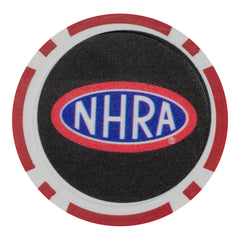 Dodge Power Brokers NHRA U.S. Nationals Event Poker Chip In Black, Red & White - Bottom View