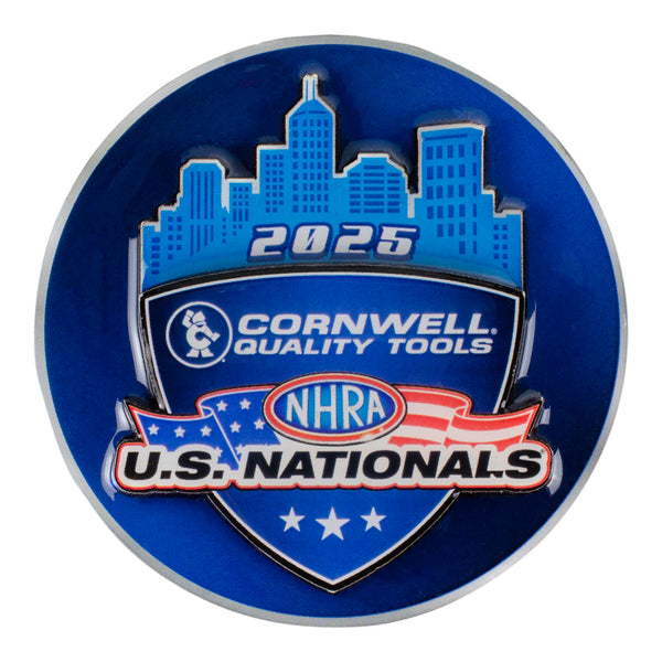 2025 Cornwell Quality Tools NHRA U.S. Nationals Layered Magnet - Front View