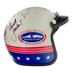 75th 2026 NHRA Cornwell Quality Tools NHRA U.S. Nationals Winners Autographed Retro Mini Helmet