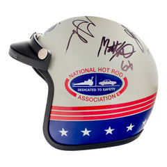 75th 2026 NHRA Cornwell Quality Tools NHRA U.S. Nationals Winners Autographed Retro Mini Helmet