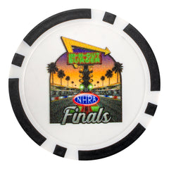 In-N-Out Burger NHRA Finals Event Poker Chip In Multi-Color - Front View