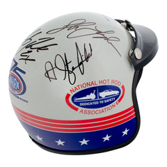 75th 2026 NAPA Auto Parts NHRA Midwest Nationals Winners Autographed Auction Retro Mini Helmet - Side View