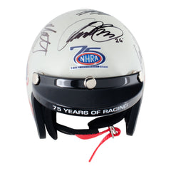 75th 2026 NHRA Super Grip NHRA Thunder Valley Nationals Winners Autographed Retro Mini Helmet