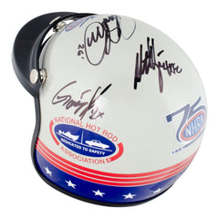 75th 2026 NHRA Super Grip NHRA Thunder Valley Nationals Winners Autographed Retro Mini Helmet