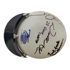 75th 2026 NHRA New England Nationals presented by bproauto Winners Autographed Retro Mini Helmet