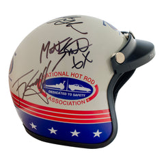 75th 2026 NHRA Southern Nationals Winners Autographed Retro Mini Helmet