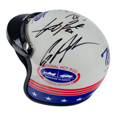 75th 2026 NHRA Potomac Nationals presented by JEGS Winners Autographed Retro Mini Helmet