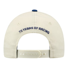 Ladies NHRA 75th Anniversary Two-Tone Hat in White - Back View