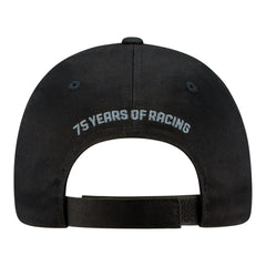 NHRA 75th Anniversary Shadow Flame Hat in Black - Back View