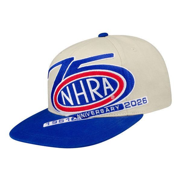 NHRA 75th Anniversary Oversized Logo Hat - Angled Left Side View