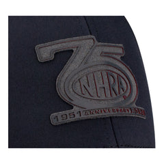 NHRA 75th Anniversary Tonal Hat - Zoomed in Logo View